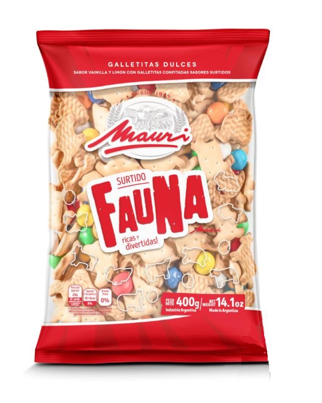 2689 GALLETA FAUNA X 400 G - Imagen 1