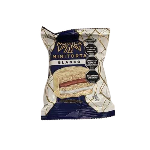 1010 ALFAJOR AGUILA MINITORTA BLANCO X 69 G - Imagen 1