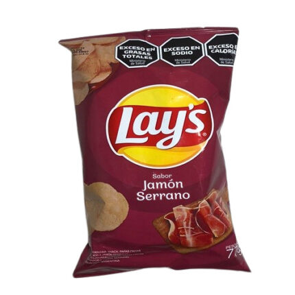 COPETIN PAPA LAYS JAMON SERRANO X 77 G