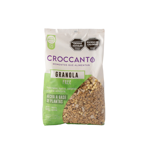 7404 GRANOLA CROCCANTO VEGAN/FREE X 500 G - Imagen 1