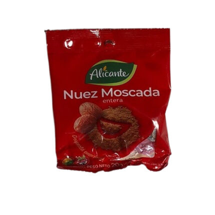 CONDIMENTO X 20 G NUEZ MOSCADA ENTERA