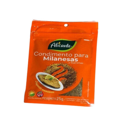 CONDIMENTO X 25 G PARA MILANESA