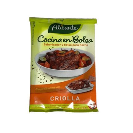 BOLSA ALICANTE CRIOLLA X 10 U