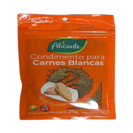 CONDIMENTO X 25 G CARNES BLANCAS