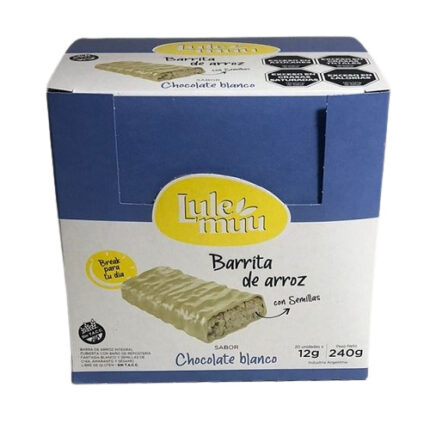 BARRA LULEMUU BLANCO X 20 U