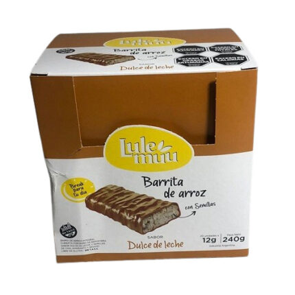 BARRA LULEMUU DULCE DE LECHE X 20 U
