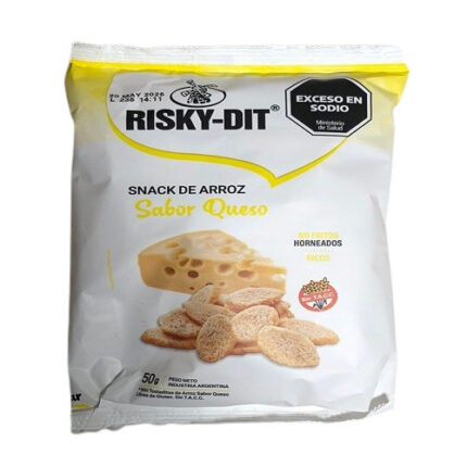 SNACK RISKY ARROZ QUESO X 50 G