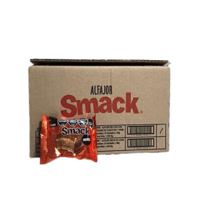 ALFAJOR SMACK CHOCOLATE/MANI MOUSSE X 50 G X 24 U.