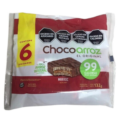 ALFAJOR CHOCOARROZ MARROC X 6 U
