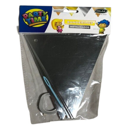 COTILLON BANDARIN PLATEADO PASTY TIME X 12 U