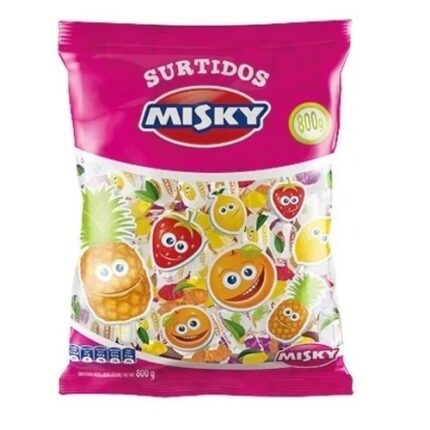 CARAMELO MASTICABLE MISKY SURTIDO X 800 G