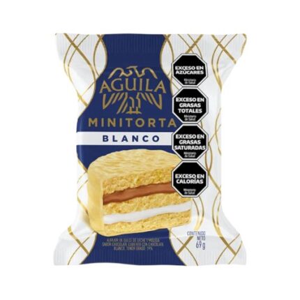 ALFAJOR AGUILA MINITORTA BLANCO X69G