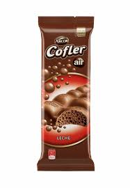 1488 CHOCOLATE COFLER AIR X 55 G. NEGRO LECHE - Imagen 1