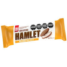 8241 GALLETA HAMLET RELLENO VAINILLA X 152 G. - Imagen 1