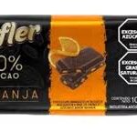 CHOCOLATE COFLER 60% CACAO NARANJA X 100 G.