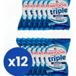 ALFAJOR FANTOCHE 12 U. X 85 G. TRIPLE BLANCO