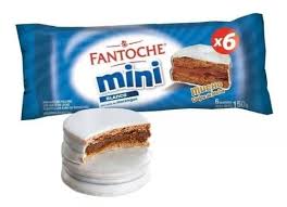 165 ALFAJOR FANTOCHE X 6 BLANCO X 150 G. - Imagen 1
