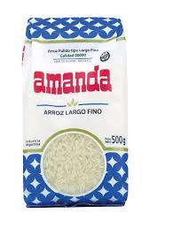 ARROZ AMANDA LARGO FINO 500 G.