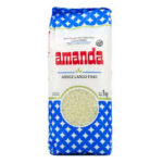 ARROZ AMANDA LARGO FINO 1 KG.