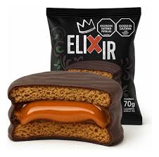 9658 ALFAJOR FANTOCHE ELIXIR SUPER DULCE DE LECHE 12 U. X 70 G. - Imagen 1