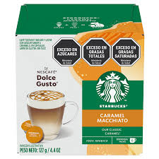 10521 CAPSULAS NESCAFE DOLCE GUSTO CARAMELO MACHIATO X 10 U. - Imagen 1