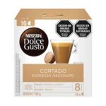 CAPSULAS NESCAFE DOLCE GUSTO CORTADO X 10 U.