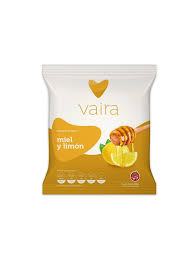 1121 CARAMELOS VAIRA MIEL Y LIMON X 80 G. - Imagen 1