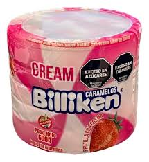 CARAMELOS MASTICABLES POTE CREAM BILLIKEN 600 G.
