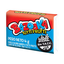 10072 CHICLE BAZOOKA TUTTI FRUTTI X 30 U. - Imagen 1