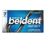 CHICLE BELDENT INFINIT X7 SPEARMINT 15 X 13 G.