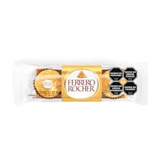 1550 CHOCOLATE FERRERO ROCHER X 3 U. - Imagen 1