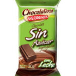 CHOCOLATE GEORGALOS NEGRO SIN AZUCAR X 30 G.