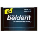 CHICLES BELDENT 3S X 24 U. MENTA FUERTE
