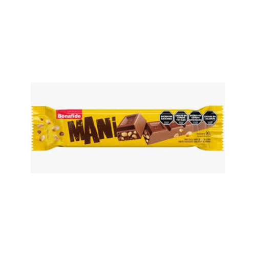 Diseño sin título (55) CHOCOLATE BONAFIDE CON MANI X 90 G. - Imagen 1