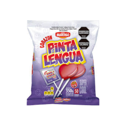 CHUPETIN MARENGO PINTA LENGUA CORAZON X 50 U.