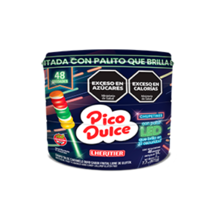 CHUPETIN PICO DULCE LED 48 U